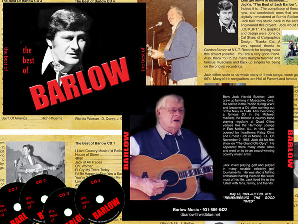 Jack Barlow CD inserts