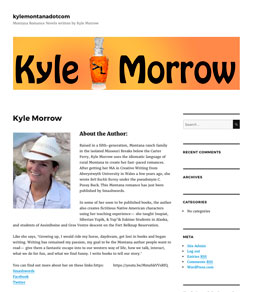 Kyle Morrow site by Caligraphics